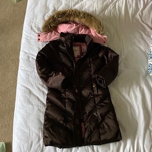 Gap girls long puffer coat